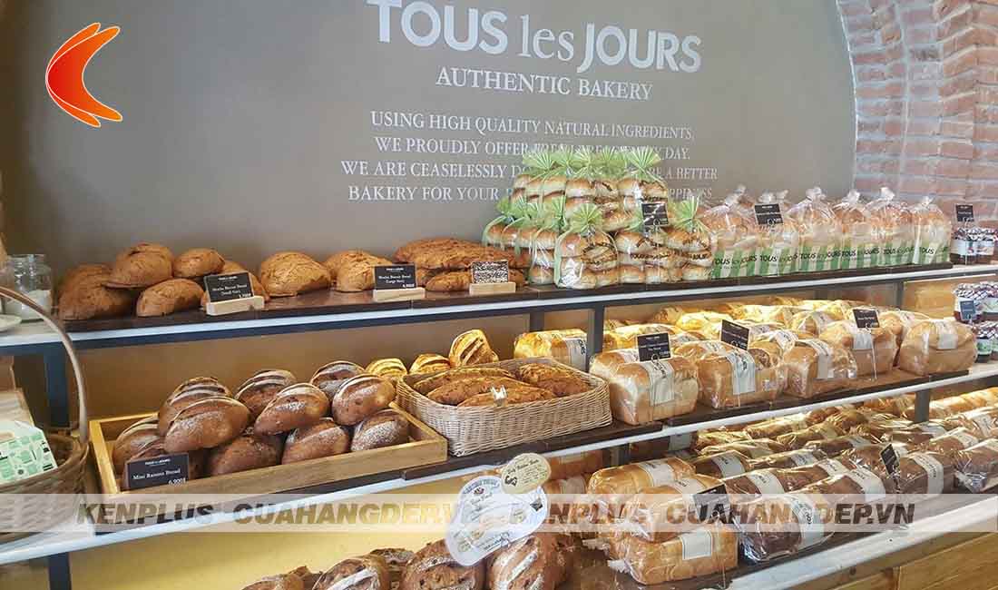 Mẫu thiết kế tiệm bánh Tous Les Jour