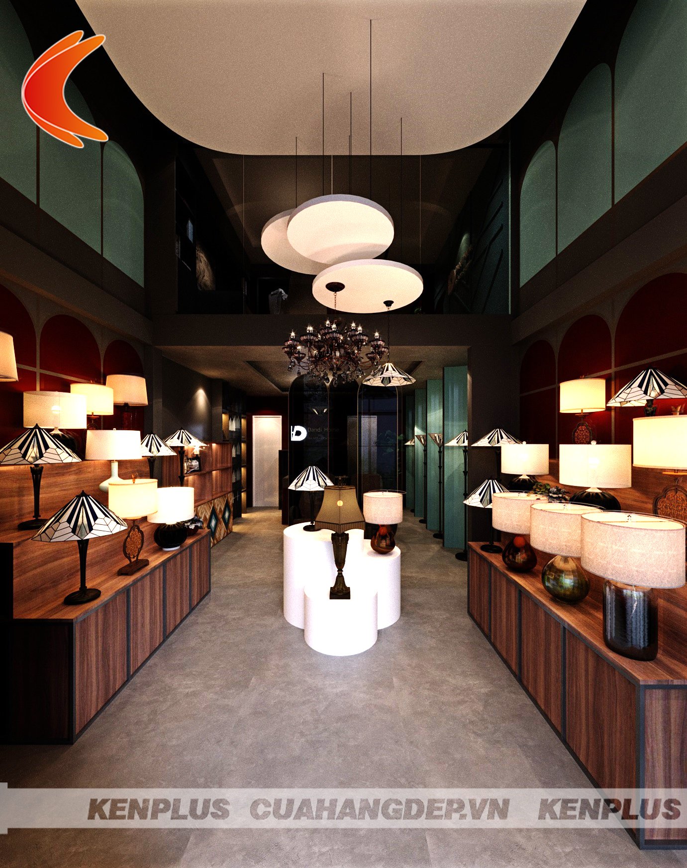 Thiết kế showroom đèn