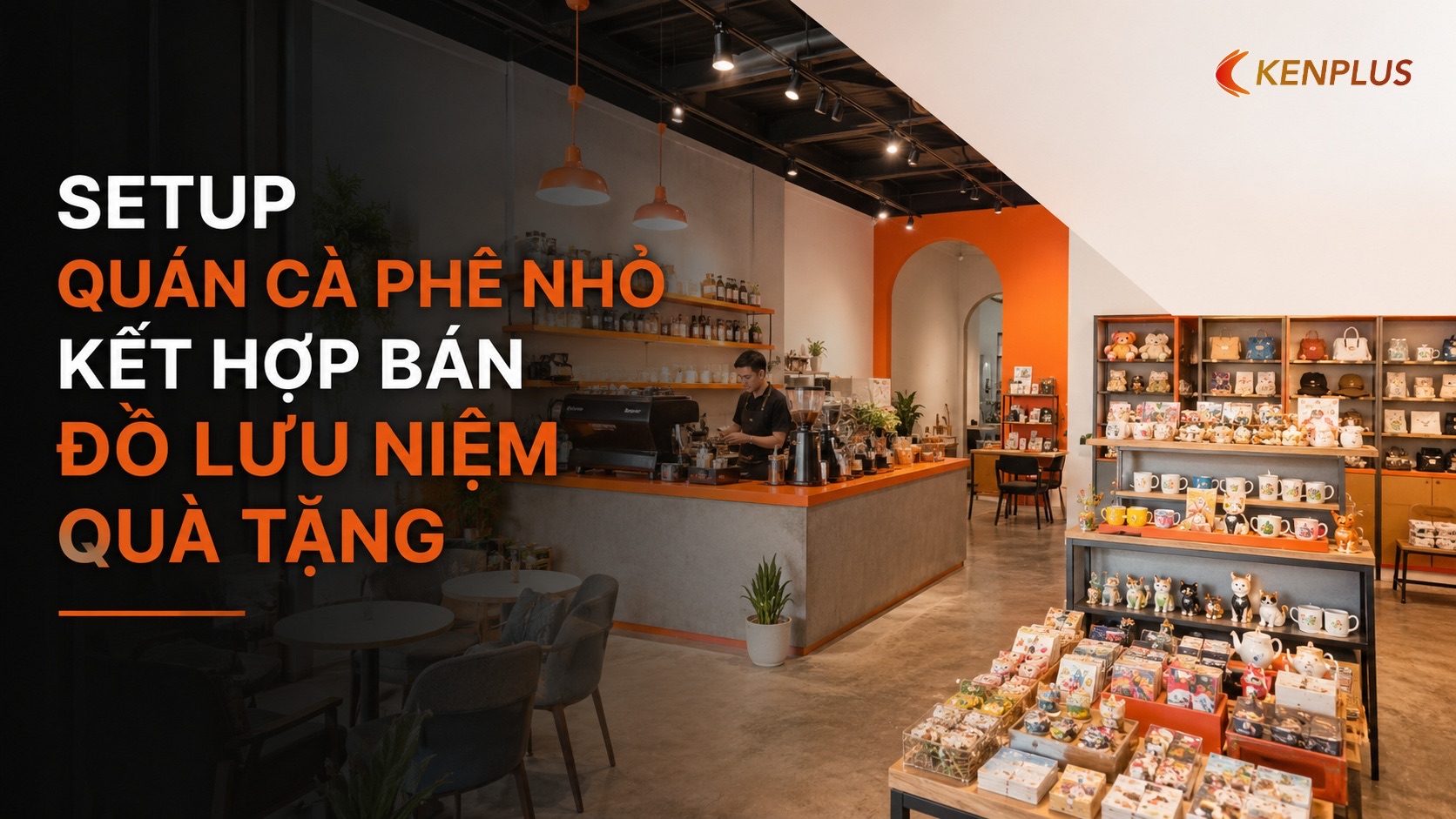 Xác định tỷ lệ ưu tiên giữa hai chức năng — Setup quán cà phê nhỏ kết hợp bán đồ lưu niệm quà tặng