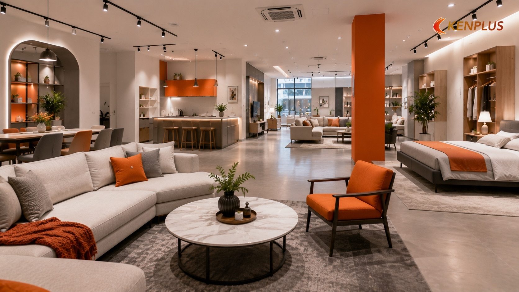 4. Ví dụ minh hoạ: đầu tư showroom nội thất trải nghiệm 150m² 4. Ví dụ minh hoạ: đầu tư showroom nội thất trải nghiệm 150m² — Xu hướng bán lẻ nội thất, trang trí nhà: showroom trải…