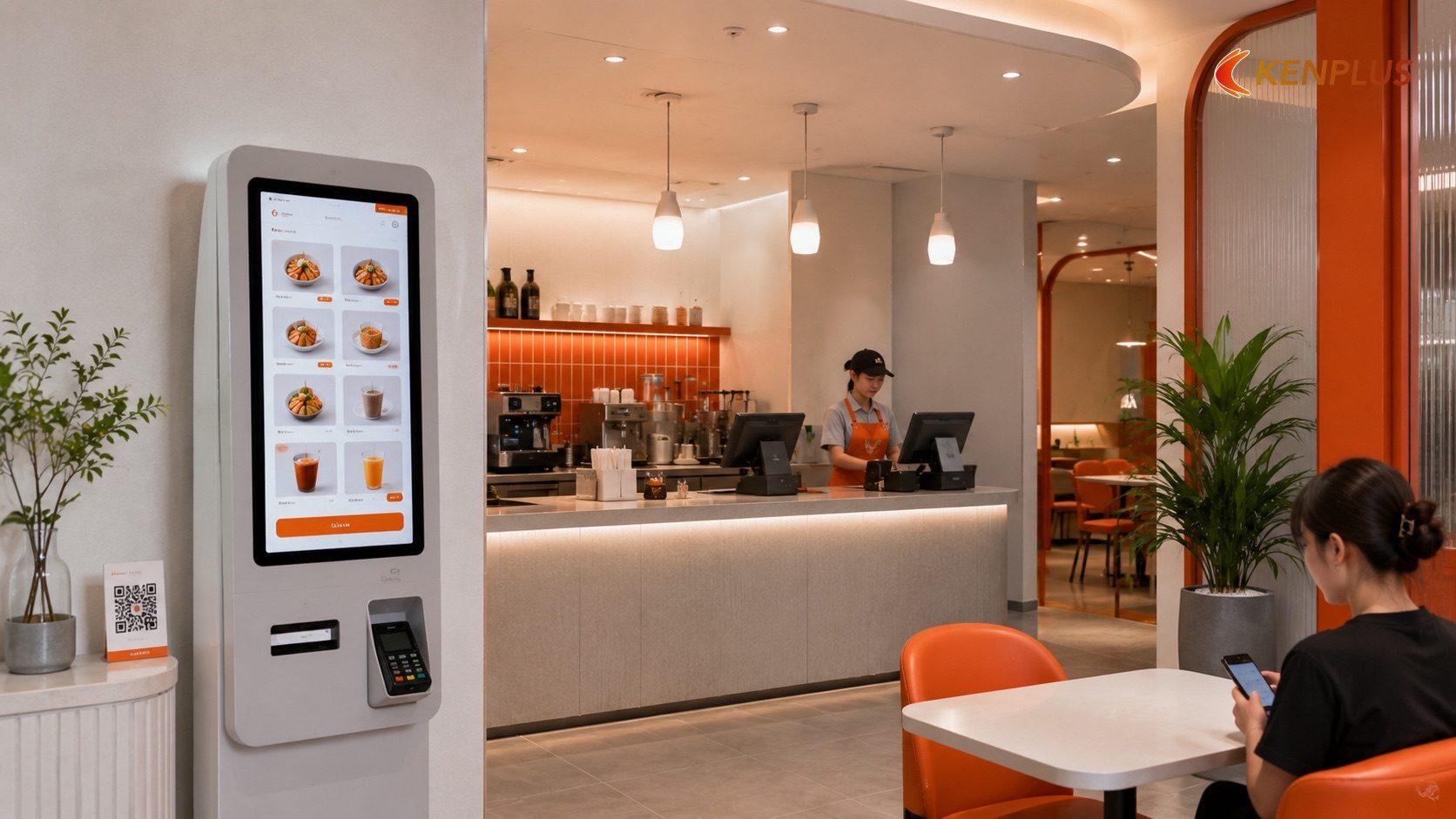 Xu hướng 3: Công nghệ order, thanh toán và vận hành không tiền mặt Xu hướng 3: Công nghệ order, thanh toán và vận hành không tiền mặt — Xu hướng bán lẻ ngành F&B 2026: từ quán truyền…