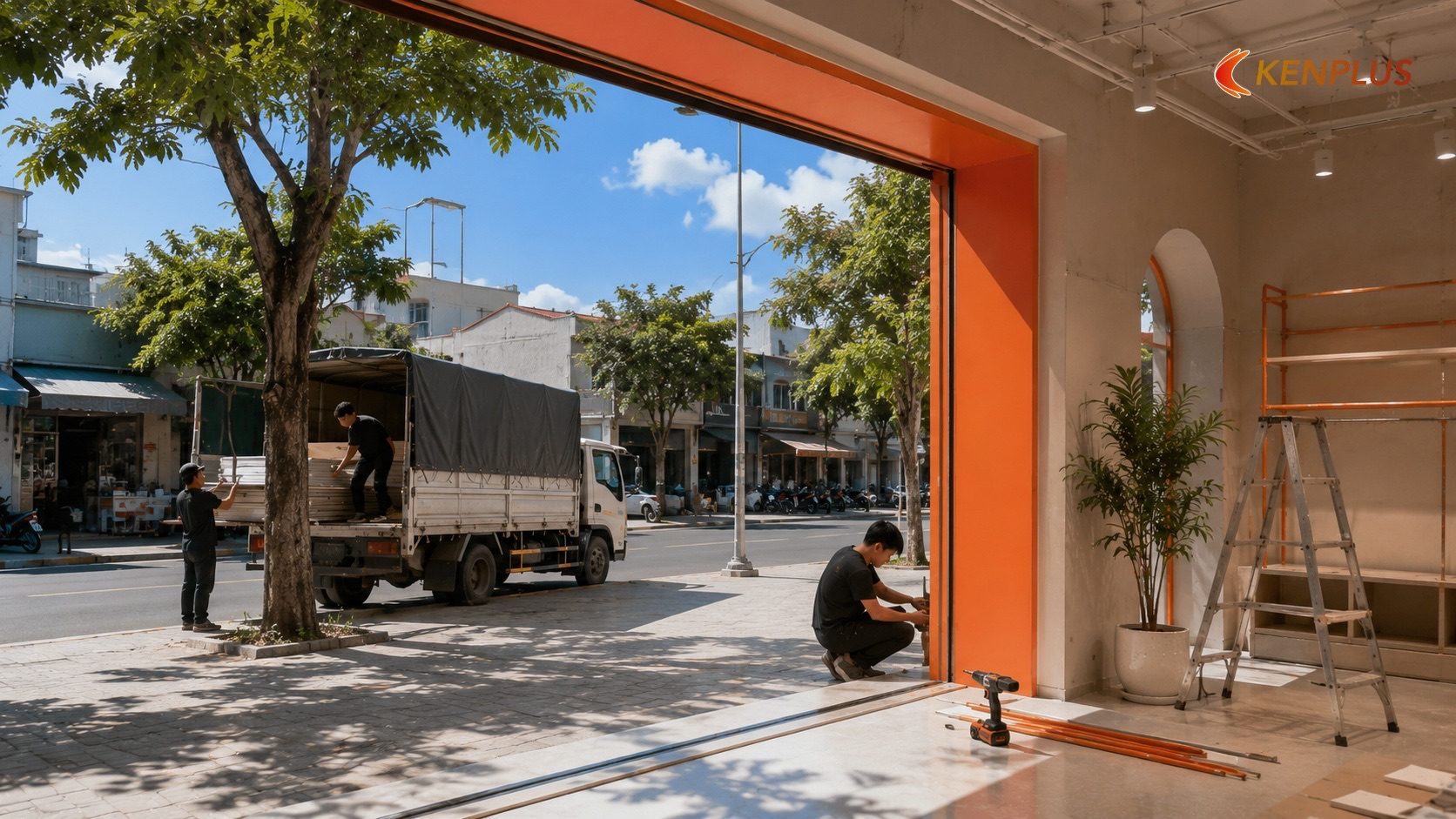 Thời tiết thuận lợi cho thi công ở nhiều khu vực — Sau Tết là thời điểm vàng để cải tạo cửa hàng — vì sao