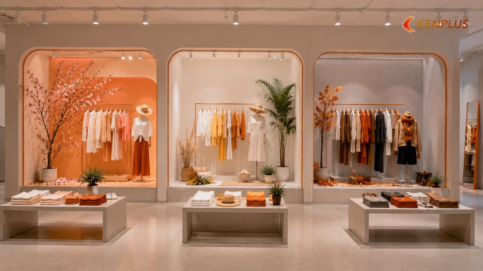 So sánh ba phương án đổi concept cửa hàng theo mùa So sánh ba phương án đổi concept cửa hàng theo mùa — Flex retail: đổi concept cửa hàng theo mùa mà không cần cải tạo lại