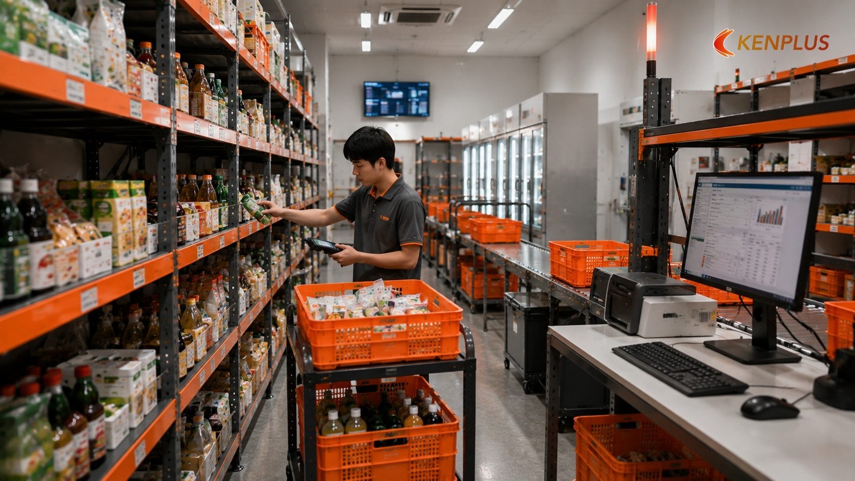 Công nghệ vận hành bên trong một dark store Công nghệ vận hành bên trong một dark store — Dark store: xu hướng kho hàng ẩn phục vụ đơn online tại đô thị lớn