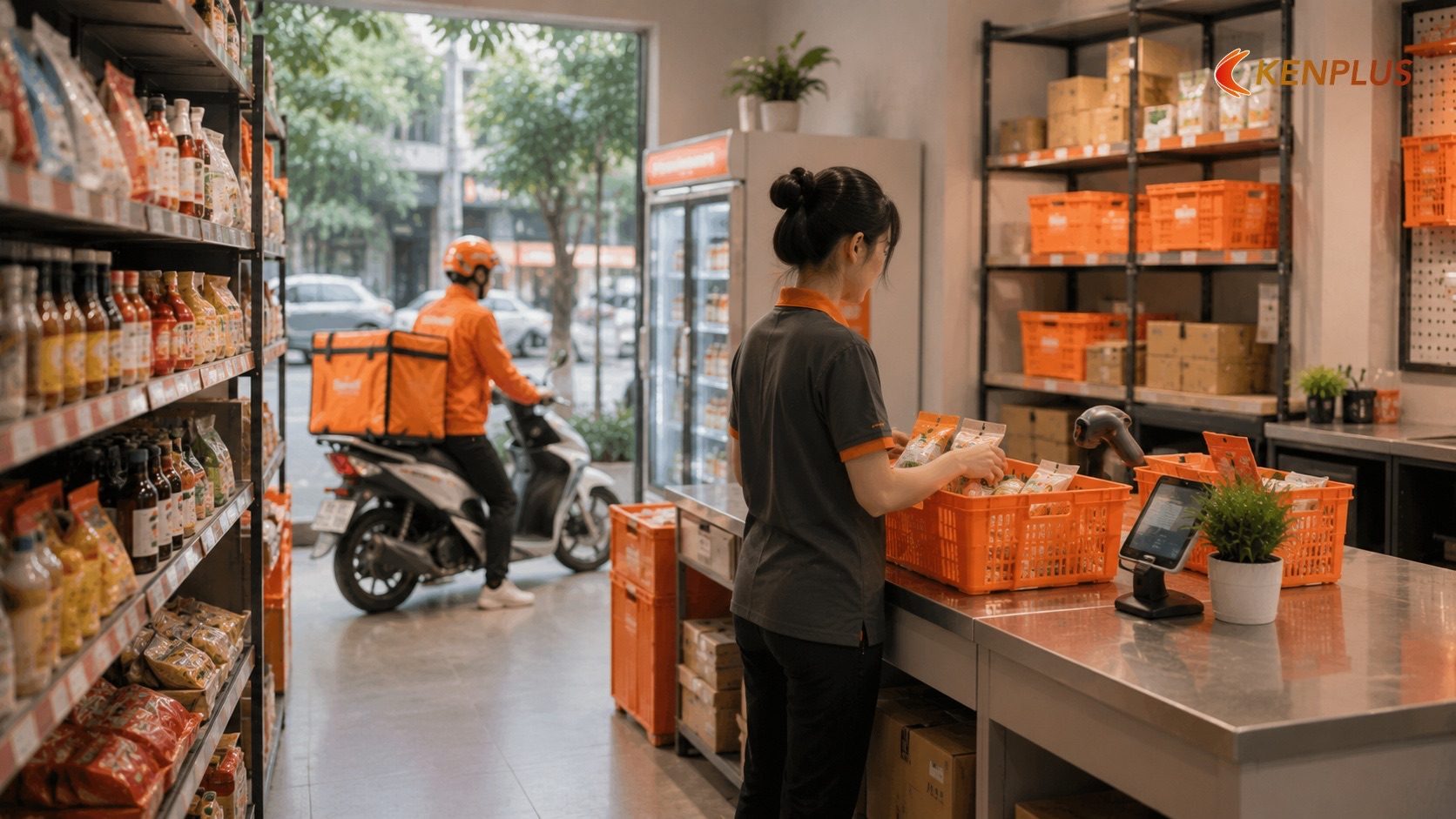Tác động của quick commerce đến cách vận hành cửa hàng bán lẻ truyền thống — Quick commerce: giao hàng 30 phút đang…