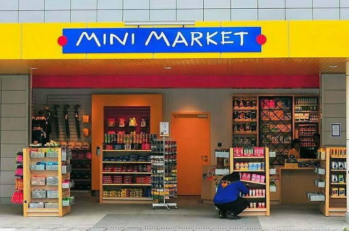 Mặt tiền cửa hàng tiện lợi thiết kế hiện đại