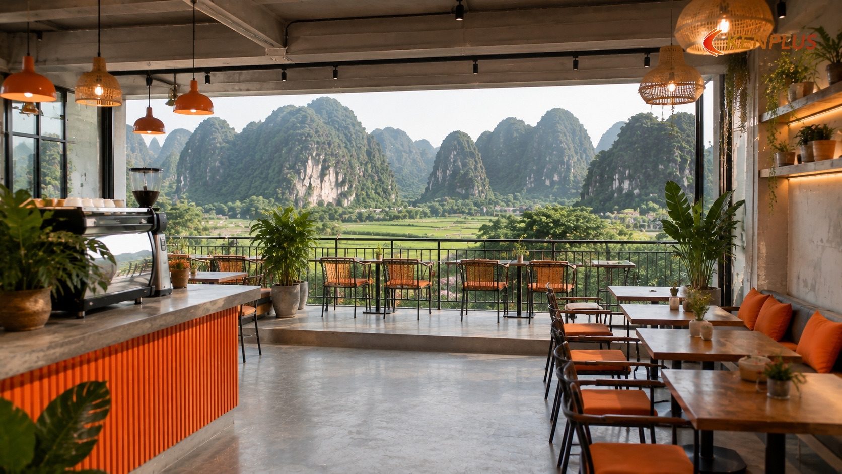 Nguyên tắc bố trí không gian để tối ưu tầm nhìn — Quán cà phê view núi đá vôi Ninh Bình: thiết kế sao để tận dụng lợi…