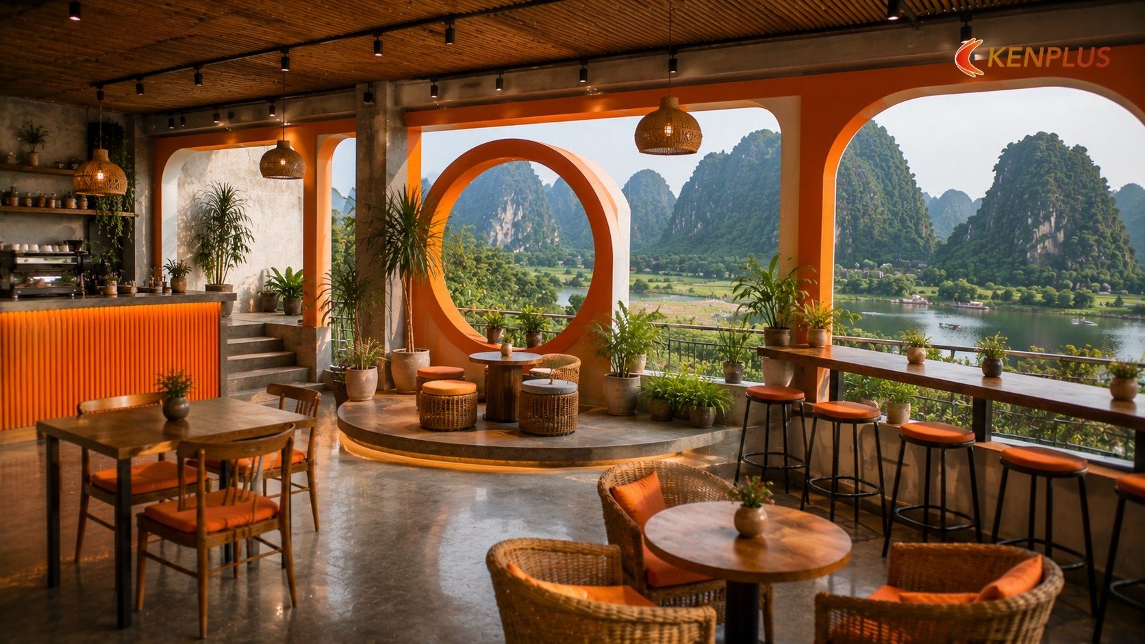 Khu vực sống ảo, chụp ảnh: đầu tư có chủ đích thay vì để ngẫu nhiên — Quán cà phê view núi đá vôi Ninh Bình: thiết kế…