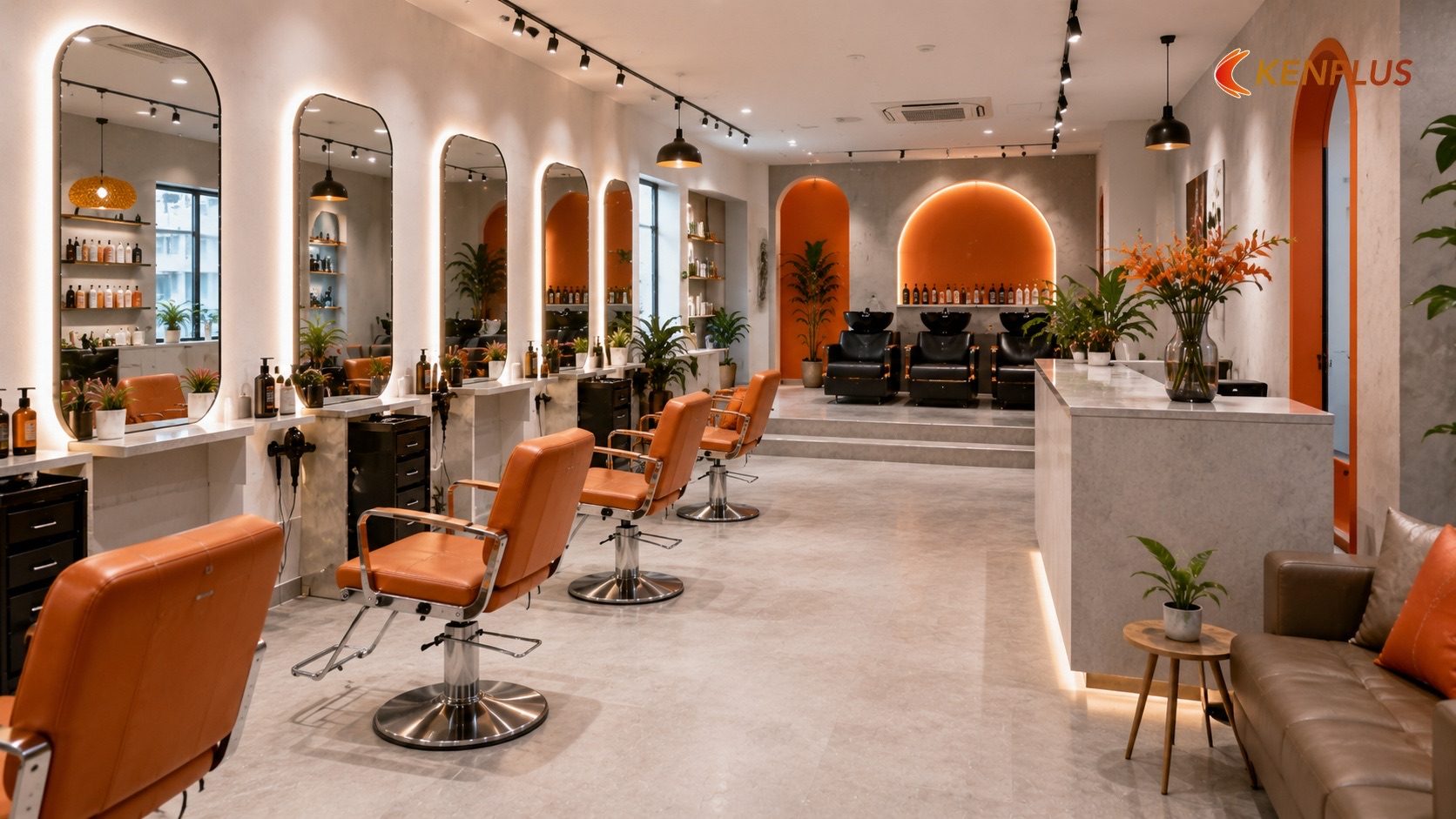 Chi phí thiết kế và thi công salon tóc tại Ninh Bình — Kinh nghiệm mở salon tóc tại Ninh Bình: thiết kế không gian hút…