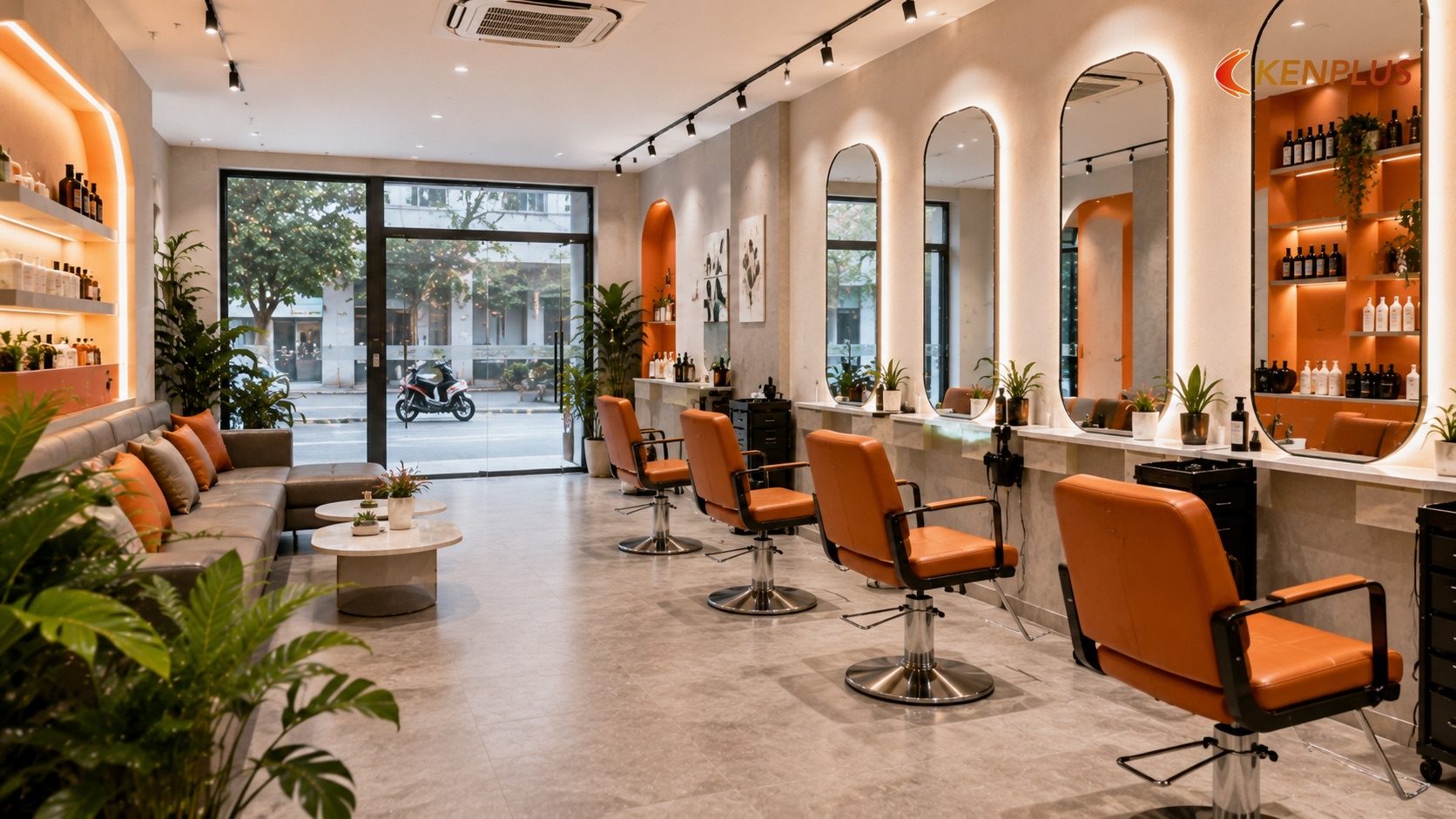 Đặc thù khách hàng tỉnh lẻ và cách thiết kế phù hợp — Kinh nghiệm mở salon tóc tại Ninh Bình: thiết kế không gian hút…