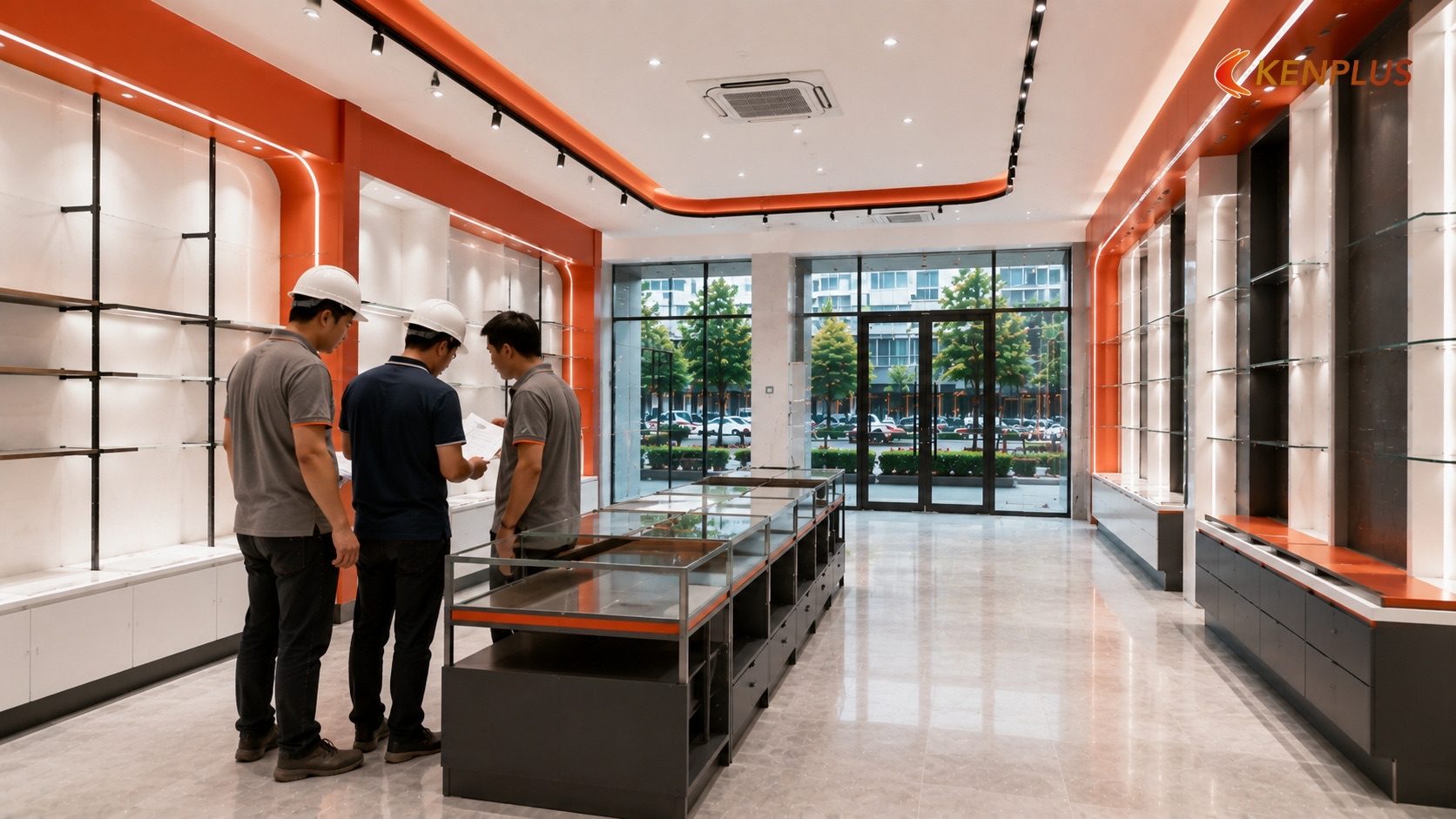 Bước 6: Nghiệm thu và bàn giao (2 – 3 ngày) — Quy trình thi công showroom tại Ninh Bình: từ mặt bằng thô đến khai trương