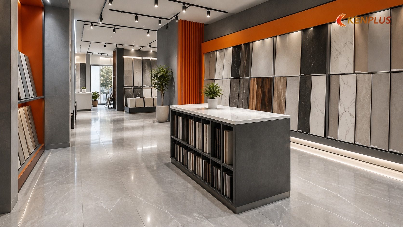 Vật liệu sàn showroom: granite, đá tự nhiên, vinyl, epoxy Vật liệu sàn showroom: granite, đá tự nhiên, vinyl, epoxy — Vật liệu thi công showroom bền, dễ bảo trì tại Ninh Bình