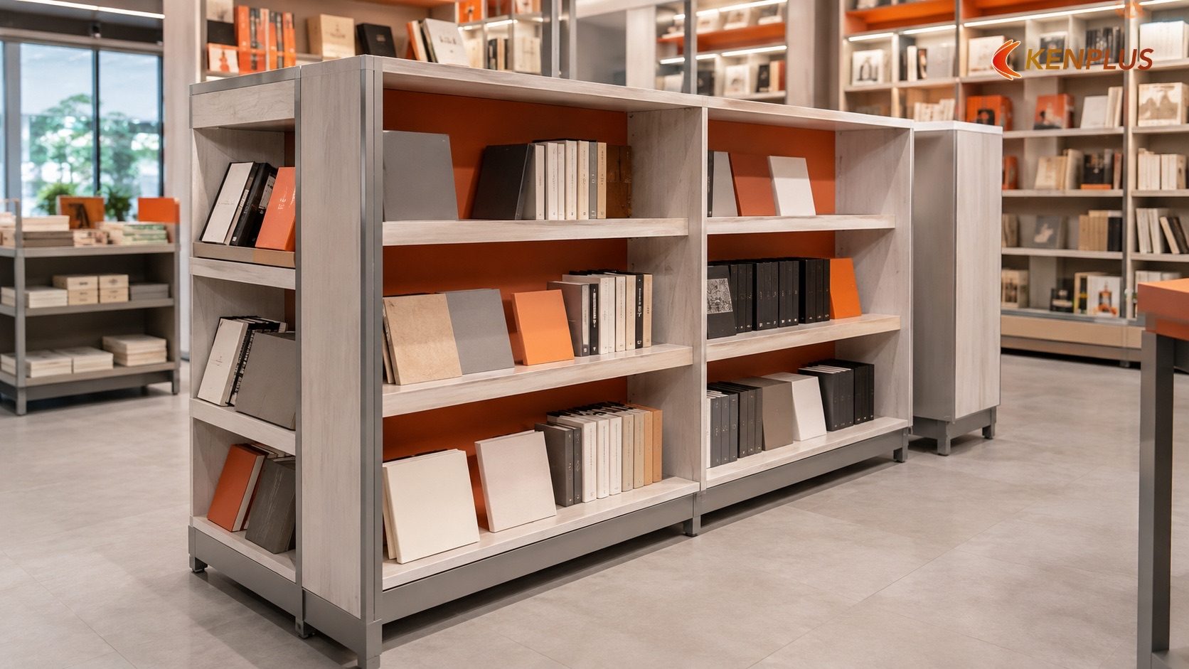 Tổng quan các loại vật liệu phổ biến làm kệ sách — Vật liệu thi công kệ sách bền, chống ẩm tại Ninh Bình