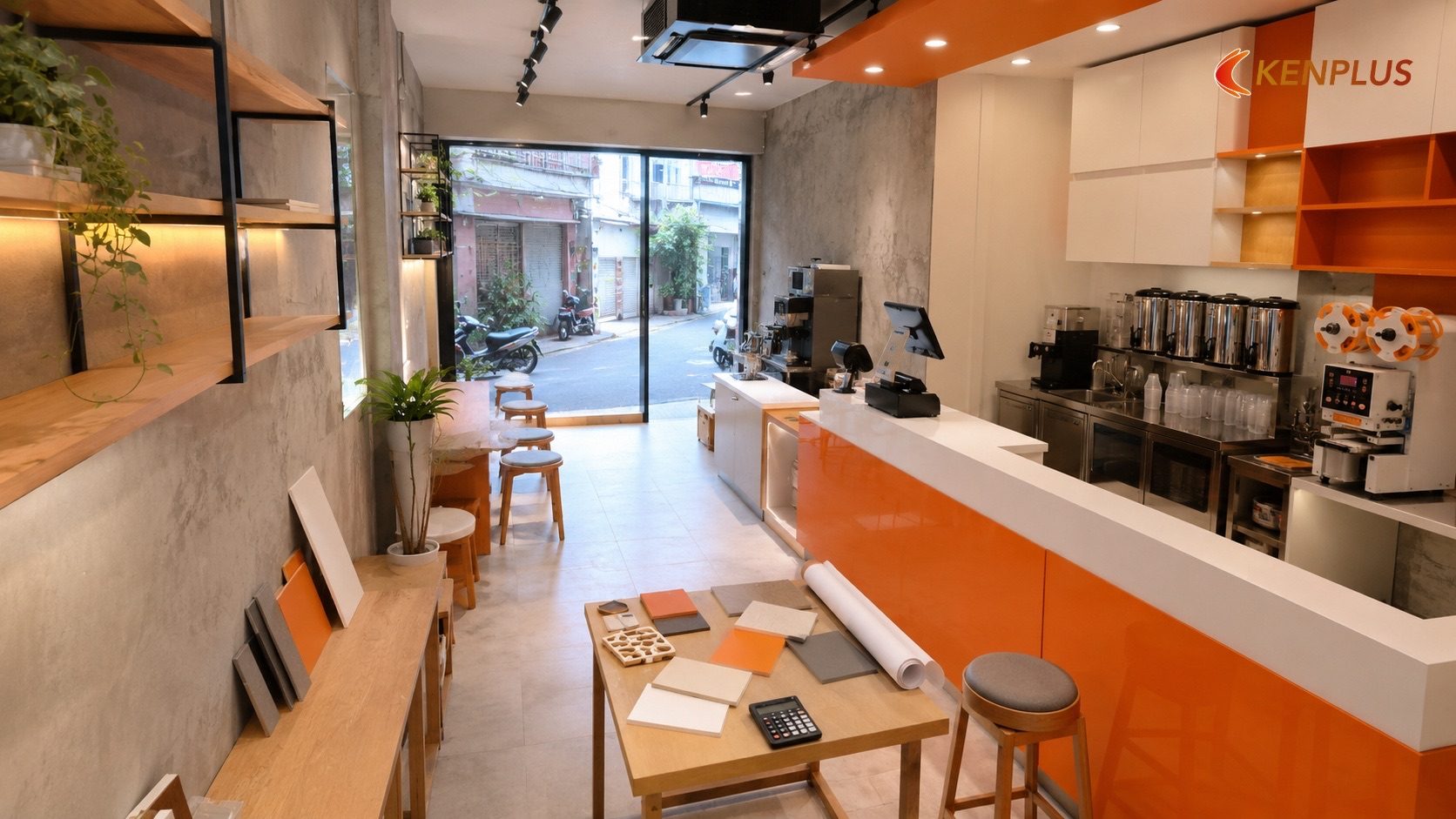 So sánh chi phí thiết kế: nhượng quyền so với tự mở độc lập So sánh chi phí thiết kế: nhượng quyền so với tự mở độc lập — Chi phí thiết kế quán trà sữa nhỏ tại Ninh Bình