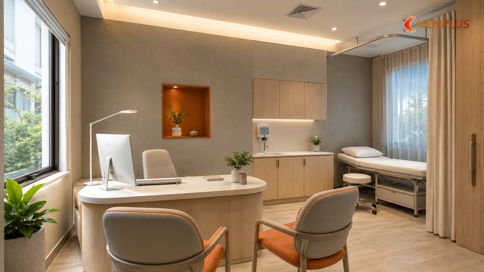 Kết hợp ánh sáng và màu sắc: hai yếu tố phải đi cùng nhau Kết hợp ánh sáng và màu sắc: hai yếu tố phải đi cùng nhau — Ánh sáng và màu sắc phòng khám: giảm cảm giác lo lắng cho…