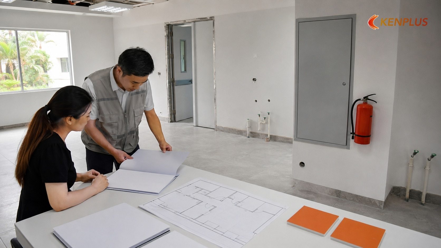 Bước 2 — Thủ tục pháp lý và xin phép trước khi thi công (5-15 ngày, chạy song song) — Quy trình thi công phòng khám…