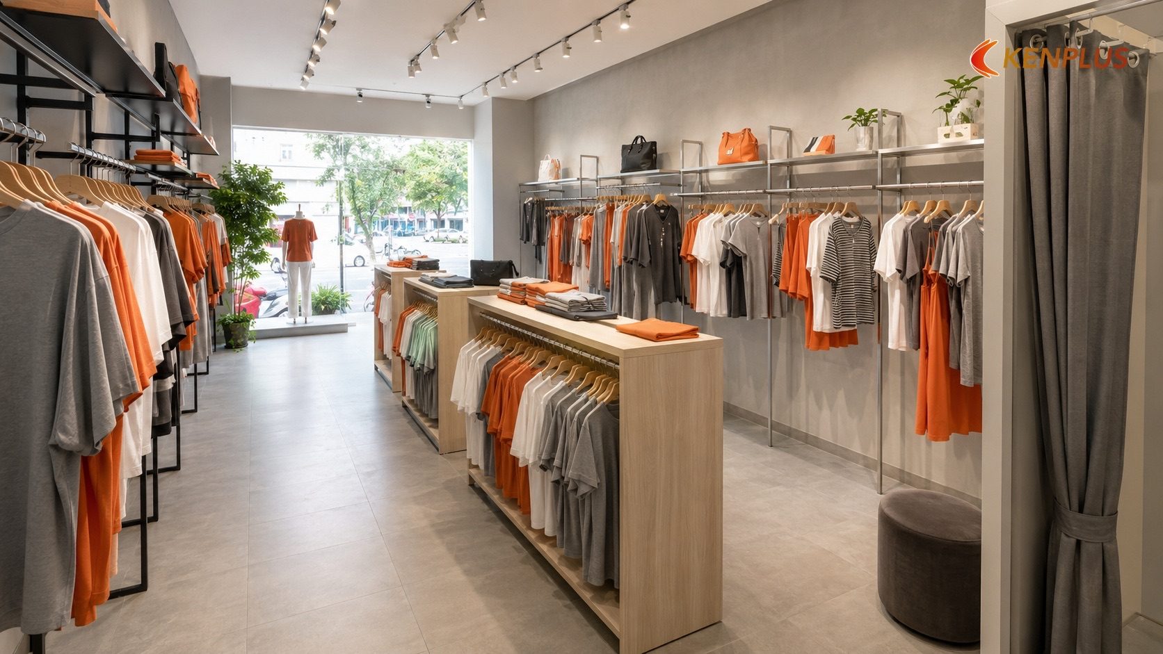 Bảng so sánh chi phí đầu tư ba loại giá treo cho shop diện tích trung bình — Vật liệu thi công giá treo, ma-nơ-canh…