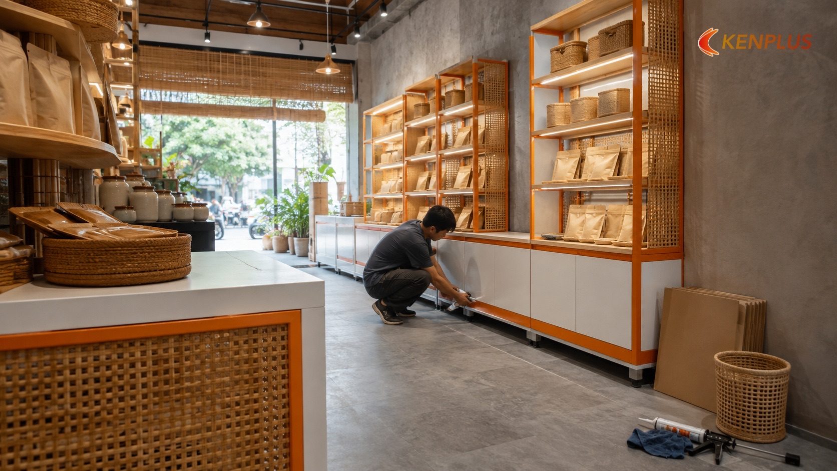 Đặc thù thi công cửa hàng đặc sản tại Ninh Bình — Quy trình thi công cửa hàng đặc sản tại Ninh Bình