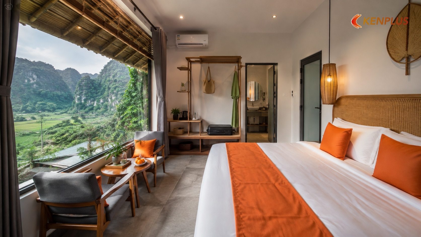 Vì sao hướng cửa sổ quyết định phần lớn giá trị một phòng homestay ở Ninh Bình Vì sao hướng cửa sổ quyết định phần lớn giá trị một phòng homestay ở Ninh Bình — Thiết kế phòng ngủ homestay Ninh…