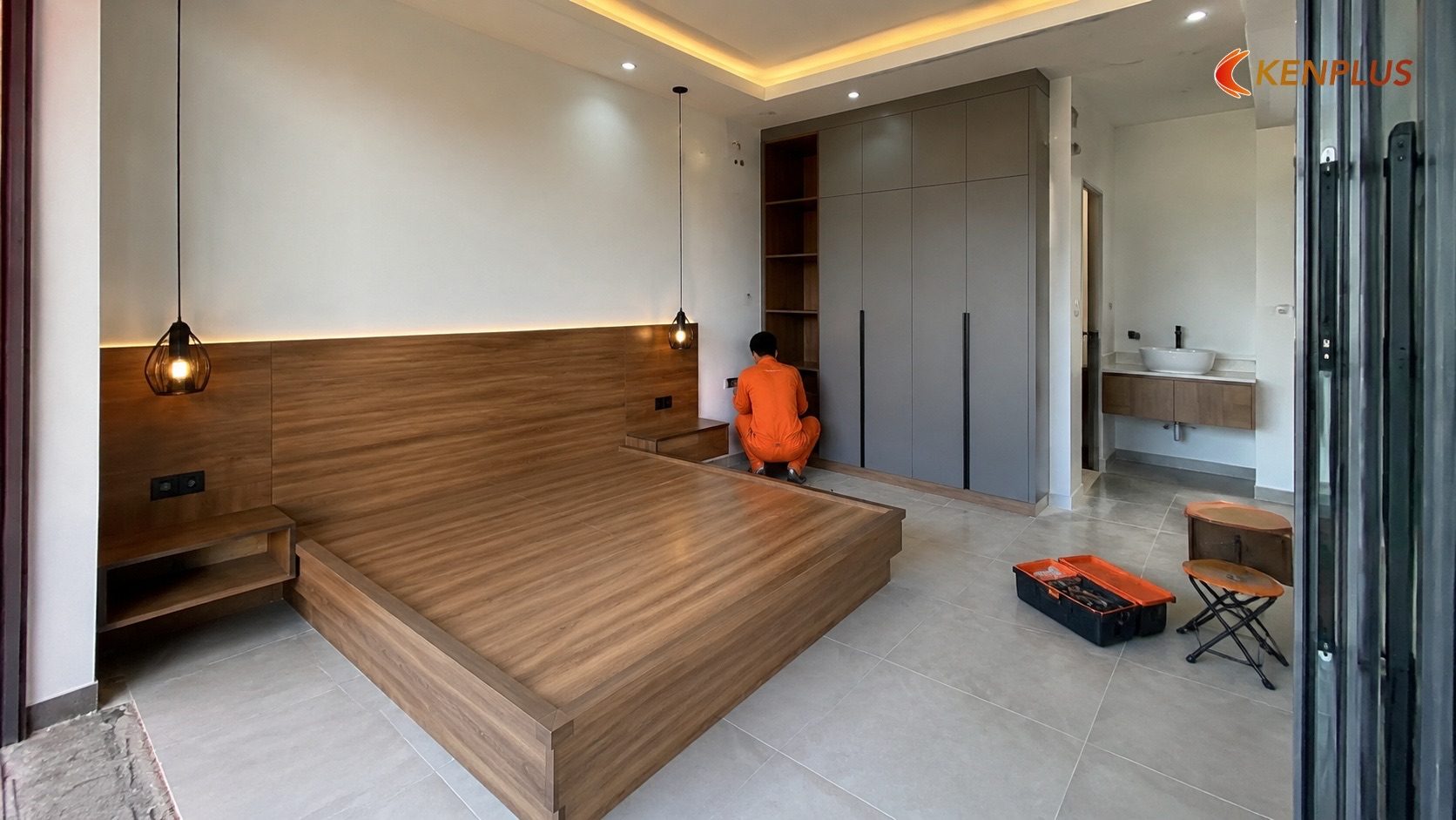 Giai đoạn 5: Hoàn thiện nội thất và hệ thống kỹ thuật Giai đoạn 5: Hoàn thiện nội thất và hệ thống kỹ thuật — Quy trình thi công homestay tại Ninh Bình: từ móng đến hoàn…