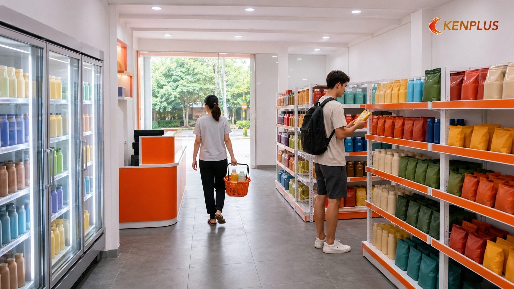 Đặc thù khách hàng cửa hàng tiện lợi tại Ninh Bình: hai dòng khách cần hai… Đặc thù khách hàng cửa hàng tiện lợi tại Ninh Bình: hai dòng khách cần hai cách phục vụ — Bố trí quầy thu ngân và lối…
