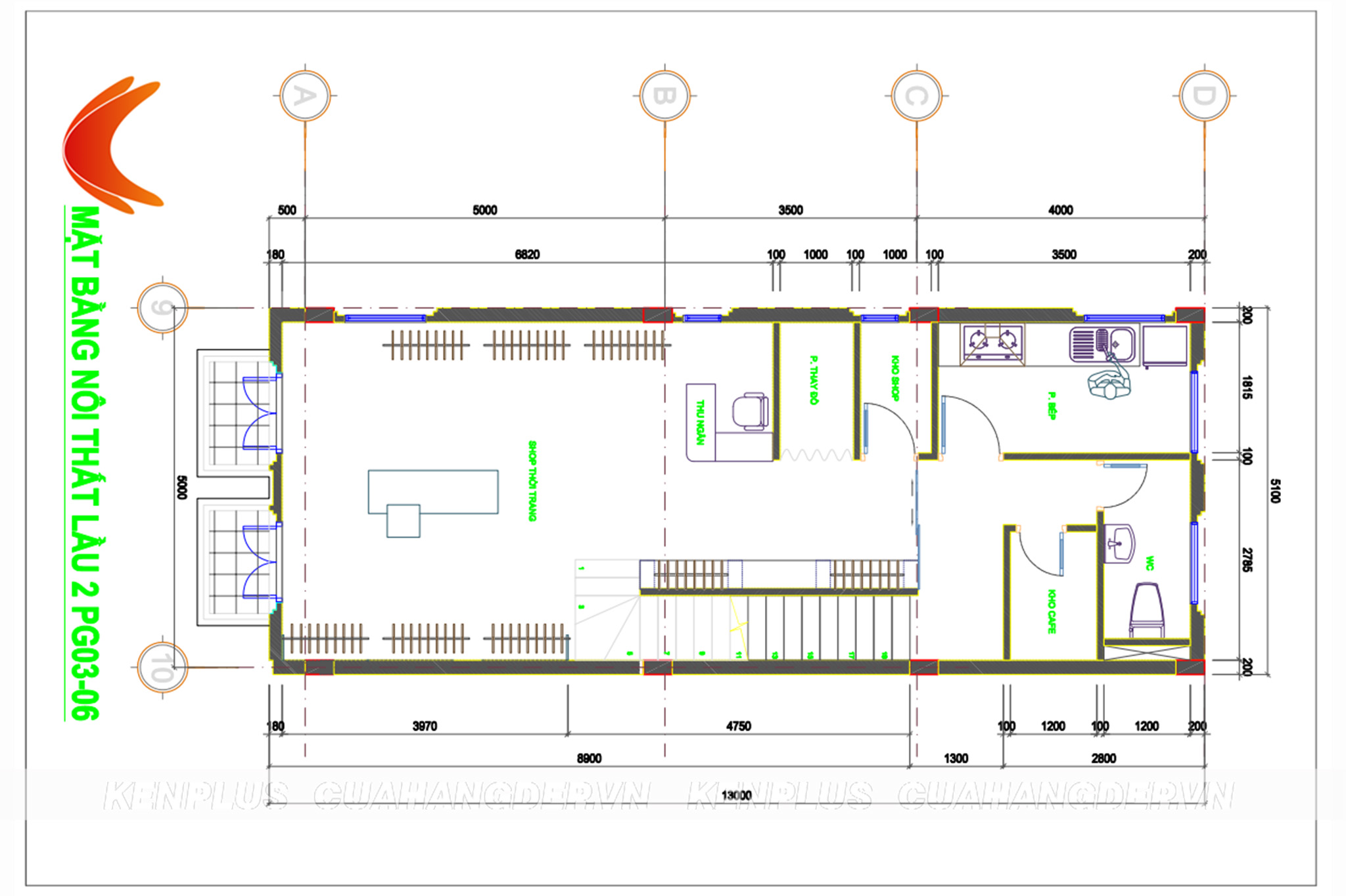 thiết kế shop thời trang nữ