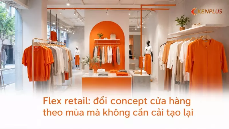 Flex retail: đổi concept cửa hàng theo mùa mà không cần cải tạo lại