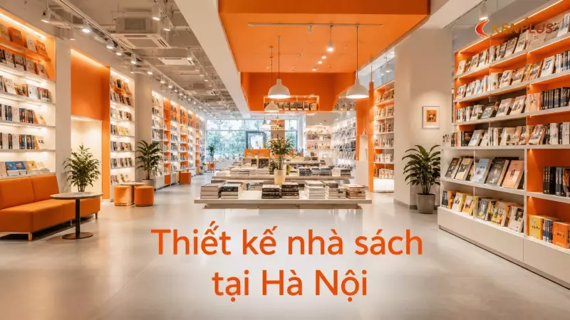 Thiết kế nhà sách tại Hà Nội: xu hướng không gian đọc hiện đại