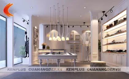 Thiết kế cửa hàng phụ kiện thời trang Thu Thảo