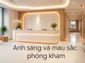 Ánh sáng và màu sắc phòng khám: giảm cảm giác lo lắng cho bệnh nhân