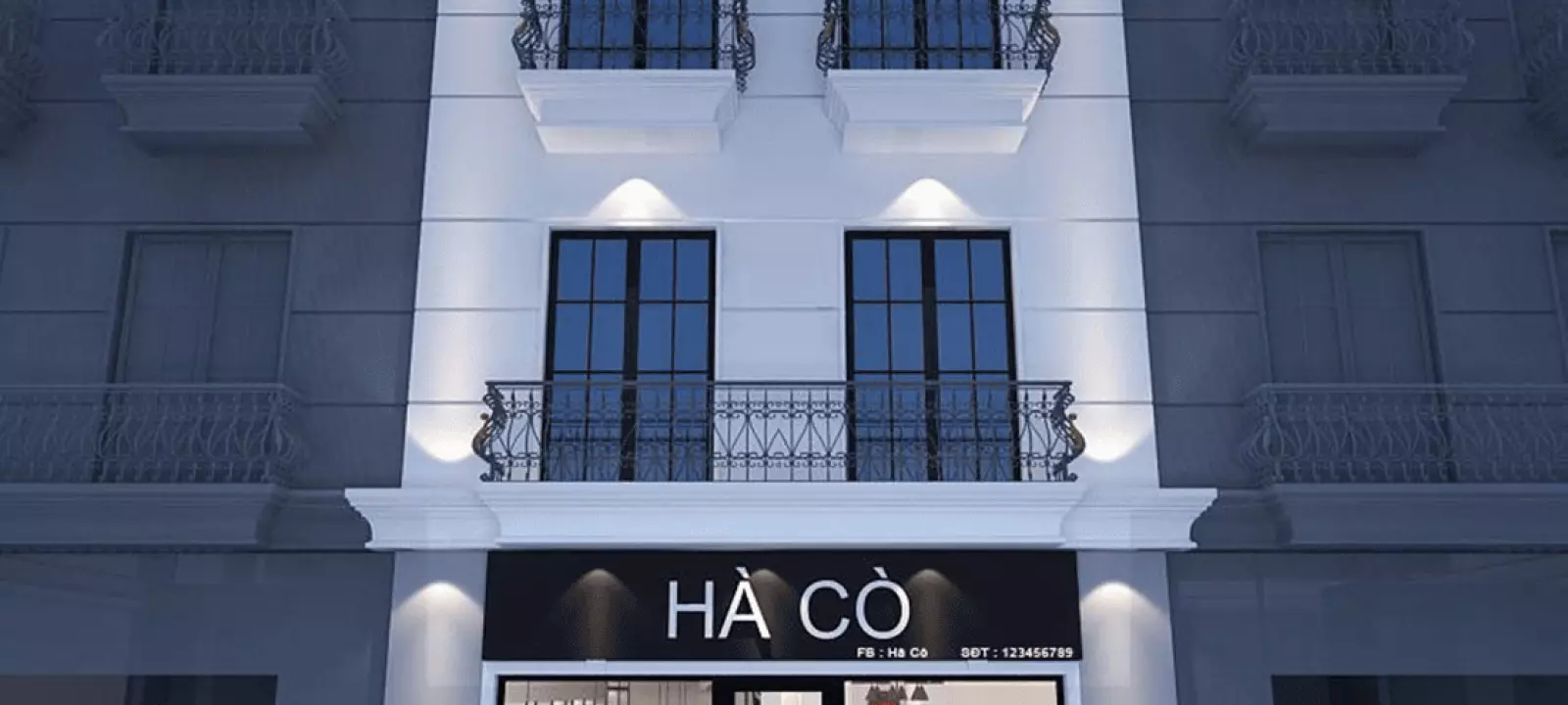 Thiết kế shop thời trang Hà Cò ấn tượng tại Tuyên Quang