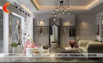5 phong cách thiết kế shop quần áo nữ được ưa chuộng nhất năm 2026