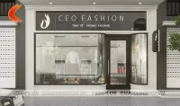 Thiết kế shop thời trang nam CEO  FASHION – Đẳng cấp phái mạnh