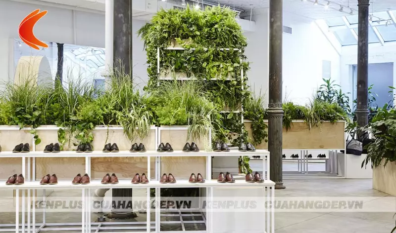 Thiết kế nội thất shop thân thiện với thiên nhiên không khó nếu