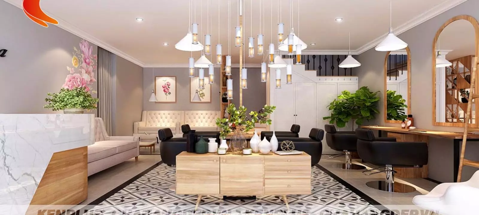 Thiết kế spa Mỹ Anh - nơi cảm xúc thăng hoa
