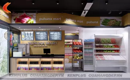 Thiết kế siêu thị tiện ích Puhuna Mart