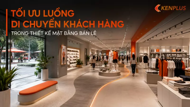 Tối ưu luồng di chuyển khách hàng (customer flow) trong thiết kế mặt bằng bán lẻ