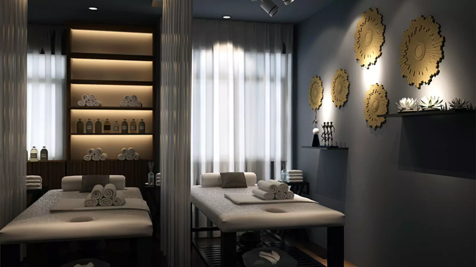 Mẫu thiết kế cửa hàng Khải Spa