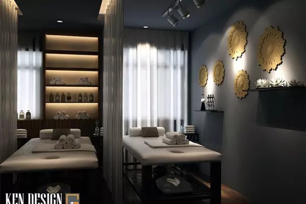 Mẫu thiết kế cửa hàng Khải Spa