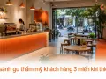 So sánh gu thẩm mỹ khách hàng 3 miền khi thiết kế cửa hàng thời trang
