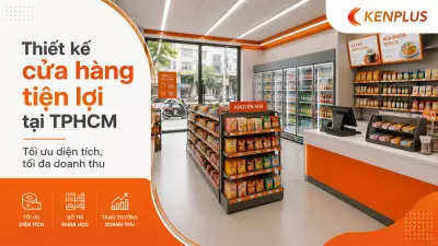Thiết kế cửa hàng tiện lợi tại TP.HCM: tối ưu diện tích, tối đa doanh thu