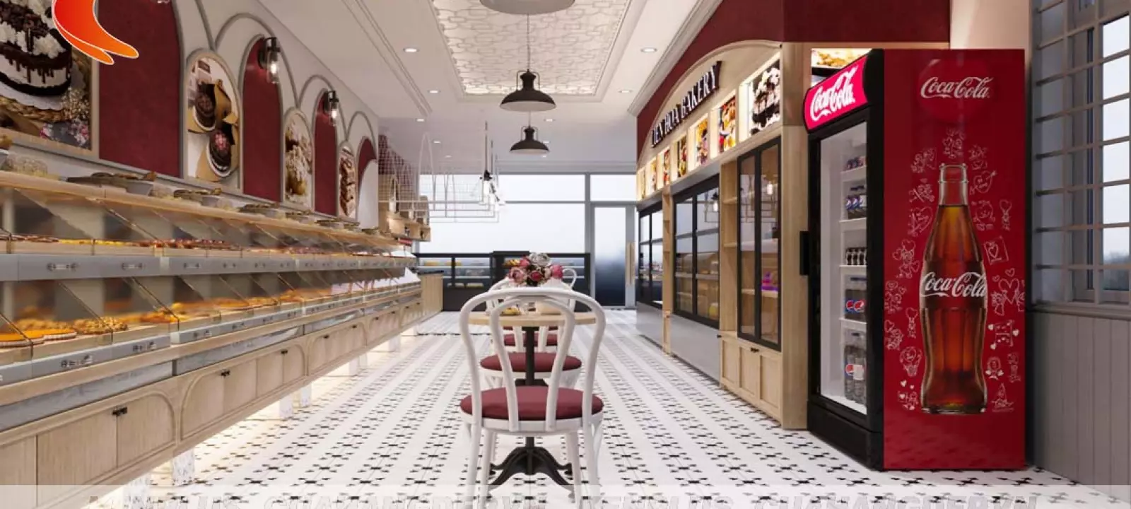 Mẫu thiết kế tiệm bánh kem Liên Hoa Bakery tại Đà Lạt