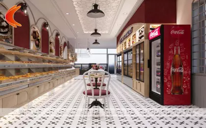 Mẫu thiết kế tiệm bánh kem Liên Hoa Bakery tại Đà Lạt