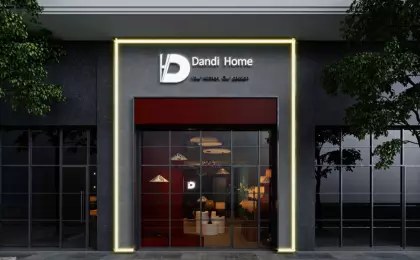 Thiết kế showroom đèn Dandi Home hiện đại đầy cuốn hút