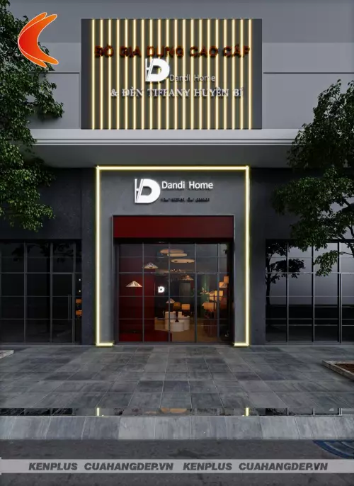 Thiết kế showroom đèn Dandi Home hiện đại đầy cuốn hút