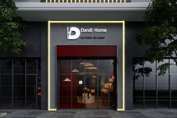Thiết kế showroom đèn Dandi Home hiện đại đầy cuốn hút