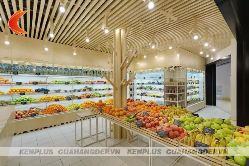 Mẫu thiết kế cửa hàng trái cây đẹp tại Hà Nội