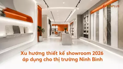 Xu hướng thiết kế showroom 2026 áp dụng cho thị trường Ninh Bình