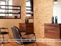 Tư vấn thiết kế nội thất salon tóc nam 2 tầng