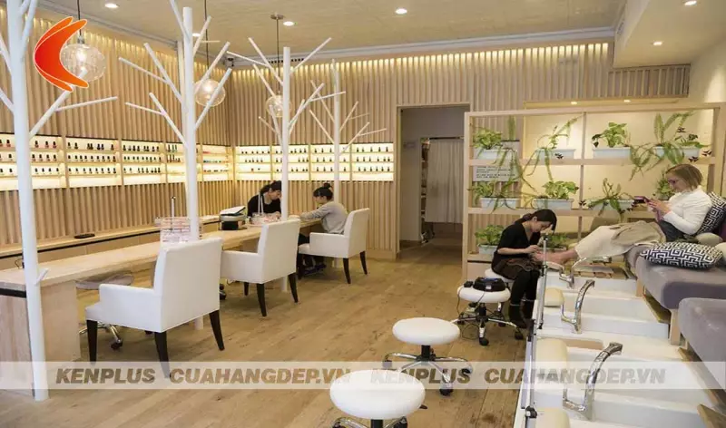 Thiết kế tiệm tóc gây ấn tượng ngay từ phút đầu